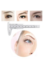 Depolife 80mm Plastik Kumpas Ve Metal Mini Anahtarlık Kumpas Seti Kalınlık Ölçer Kompratör 2li Set - 3