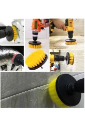 Depolife Matkap Uyumlu Temizleme Temizlik Fırçası Halı Ev Araç Sanayi Temizlik Fırçası 10cm Oval Pimli Fırça - 3