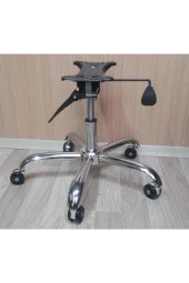 Depolife Ofis Büro Çalışma Koltuğu Için Metal Yıldız Ayak Amortisör Tekerlek Şase Mekanizma Yedek Parça Set - 2