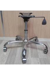 Depolife Ofis Büro Çalışma koltuğu için Krom Yıldız Ayak Amortisör Tekerlek Şase Tek Kollu Mekanizma Seti - 2