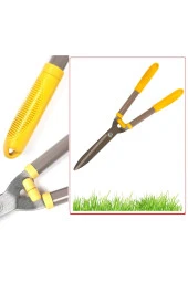 Depolife Çim kesme Makası Karbon çelik çit kesme makası kaydırmaz saplı bahçe çalı çim çit makası - 3