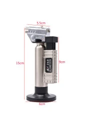 Depolife Bs-261 Jet Alev Bütan Gaz Tıbbi Diş Kesme Meşale Çakmak Metal Gövde Çakmak Pürmüz Torch - 3