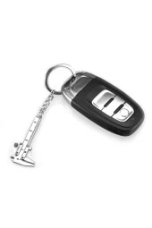 Depolife Metal Anahtarlık Kumpas Metal 0-40mm Mini Kumpas Anahtarlık Kalınlık Ölçer Kompratör - 1