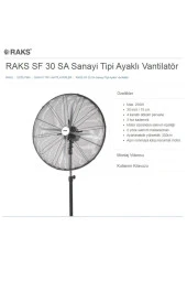 Depolife Cafe Restoran Için Sanayi Tipi Metal Vantilatör Açık Hava Kalabalık Hava Pervanesi Kafe Endüstriyel - 3