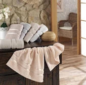 Hobby Dolce Açık Mavi 70x140 6lı Havlu Seti - 2