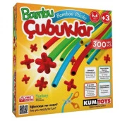 Kumtoys Bambu Çubukları 300 Parça - 1