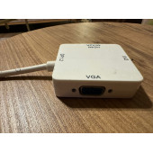 INCA 3in1 Mini DisplayPort DP v1.2 to HDMI DVI 4K VGA Thunderbolt Port Compatible Adapter Cable Square For Macbook A0103W 2.EL ÜRÜN - 4