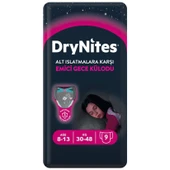 Drynites Emici Gece Külodu/Külot Bez Kız 8-13 Yaş 30-48KG Large 54 Adet 6PK*9 Alt Islatmalara Karşı - 2