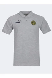 Fenerbahçe Orijinal Puma Gri Polo Yaka Hoca T-Shirt Ahşap Kutulu - 2