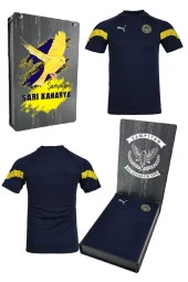 Fenerbahçe Orijinal Puma Lacivert Çocuk T-Shirt Ahşap Kutulu - 1