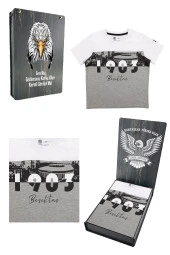 Beşiktaş Orijinal Çocuk T-Shirt Hediyelik Ahşap Kutulu - 1