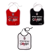 Beşiktaş Zoombia Orjinal Lisanslı 3'lü Bebek Önlük Seti - 1