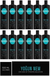 Syoss Yoğun Nem Kuru Ve Güçsüz Saçlar Için Şampuan 500 Ml X 12 Adet ( Koli ) thumbnail 1