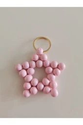 MİNİK ADIMLAR Ahşap Yıldız Anahtarlık - 1