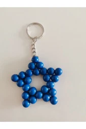 MİNİK ADIMLAR Ahşap Yıldız Anahtarlık - 2