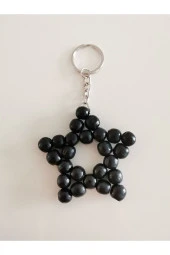 MİNİK ADIMLAR Ahşap Yıldız Anahtarlık - 3