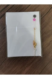 MİNİK ADIMLAR 10 Adet Kum Boncuk Papatya Bileklik - 3