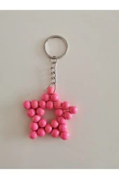 MİNİK ADIMLAR Ahşap Yıldız Anahtarlık thumbnail 2