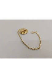 MİNİK ADIMLAR Zirkon Taşlı Emzik Zinciri - 4