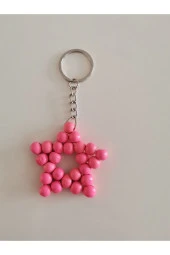 MİNİK ADIMLAR Ahşap Yıldız Anahtarlık thumbnail 3