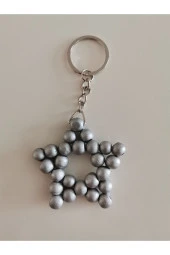 MİNİK ADIMLAR Ahşap Yıldız Anahtarlık - 2