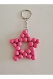 MİNİK ADIMLAR Ahşap Yıldız Anahtarlık - 2