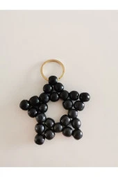 MİNİK ADIMLAR Ahşap Yıldız Anahtarlık - 1