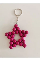 MİNİK ADIMLAR Ahşap Yıldız Anahtarlık - 2