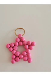 MİNİK ADIMLAR Ahşap Yıldız Anahtarlık thumbnail 2