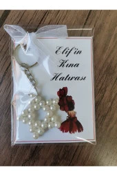 MİNİK ADIMLAR 100 Adet Cam İnci Yıldız Anahtarlık thumbnail 2