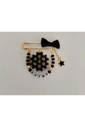 MİNİK ADIMLAR İsme Özel Cevşenli Bebek Yaka & Yastık Ve Beşik İğnesi - 4