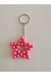 MİNİK ADIMLAR Ahşap Yıldız Anahtarlık thumbnail 1