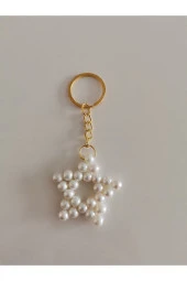 MİNİK ADIMLAR Cam İnci Yıldız Anahtarlık - 2