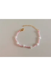 MİNİK ADIMLAR Kum Boncuk Papatya Çocuk Bileklik - 1