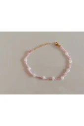 MİNİK ADIMLAR Kum Boncuk Papatya Bileklik - 1