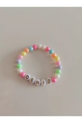 MİNİK ADIMLAR İsimli Çocuk Boncuk Bileklik - 2