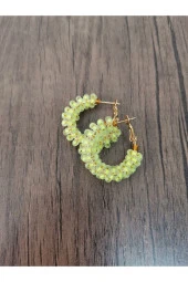 MİNİK ADIMLAR Minik Adımlar Boncuk Halka Küpe - 1