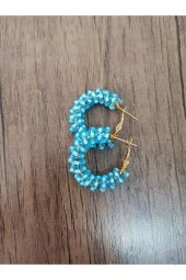 MİNİK ADIMLAR Minik Adımlar Boncuk Halka Küpe - 1