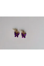 MİNİK ADIMLAR Kelebek Top Küpe - 2