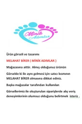 MİNİK ADIMLAR Alize Puffy  El Örgüsü Bebek Yelek - 2