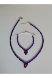 MİNİK ADIMLAR Kristal Kolye & Bileklik - 4