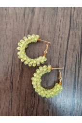 MİNİK ADIMLAR Minik Adımlar Boncuk Halka Küpe - 4