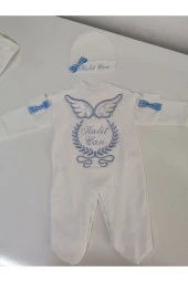 MİNİK ADIMLAR İsme Özel Nakışlı Tulum - 1