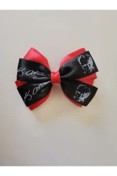 MİNİK ADIMLAR 2 Adet 23 Nisan Tokası Atatürk Ve Imzası Baskılı Özel Tasarım Klipsli - 1