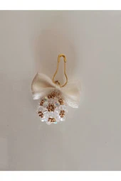 MİNİK ADIMLAR Yuvarlak Cevşenli Bebek Yaka & Yastık Ve Beşik İğnesi - 2