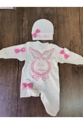 MİNİK ADIMLAR İsme Özel Nakışlı Tulum - 1