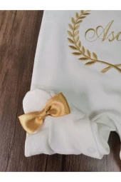 MİNİK ADIMLAR Isme Özel Melek Kantlı Tulum Seti - 2