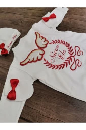 MİNİK ADIMLAR İsme Özel Nakışlı Tulum - 5