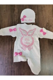 MİNİK ADIMLAR İsme Özel Nakışlı Tulum - 6