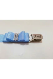 MİNİK ADIMLAR Minik Adımlar İsme Özel Emzik Zinciri İsimli Emzik Askısı - 2